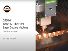 เครื่องตัดเลเซอร์ 2000W พร้อมเครื่องตัดแผ่นโต๊ะและ Tube Laser