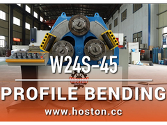 W24S Full Hydraulics อลูมิเนียม โปรไฟล Bending Machine โปรไฟล บัน