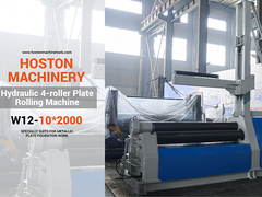 เครื่องม้วนแผ่น CNC ไฮดรอลิก 4 รอลล์ 6x1200mm